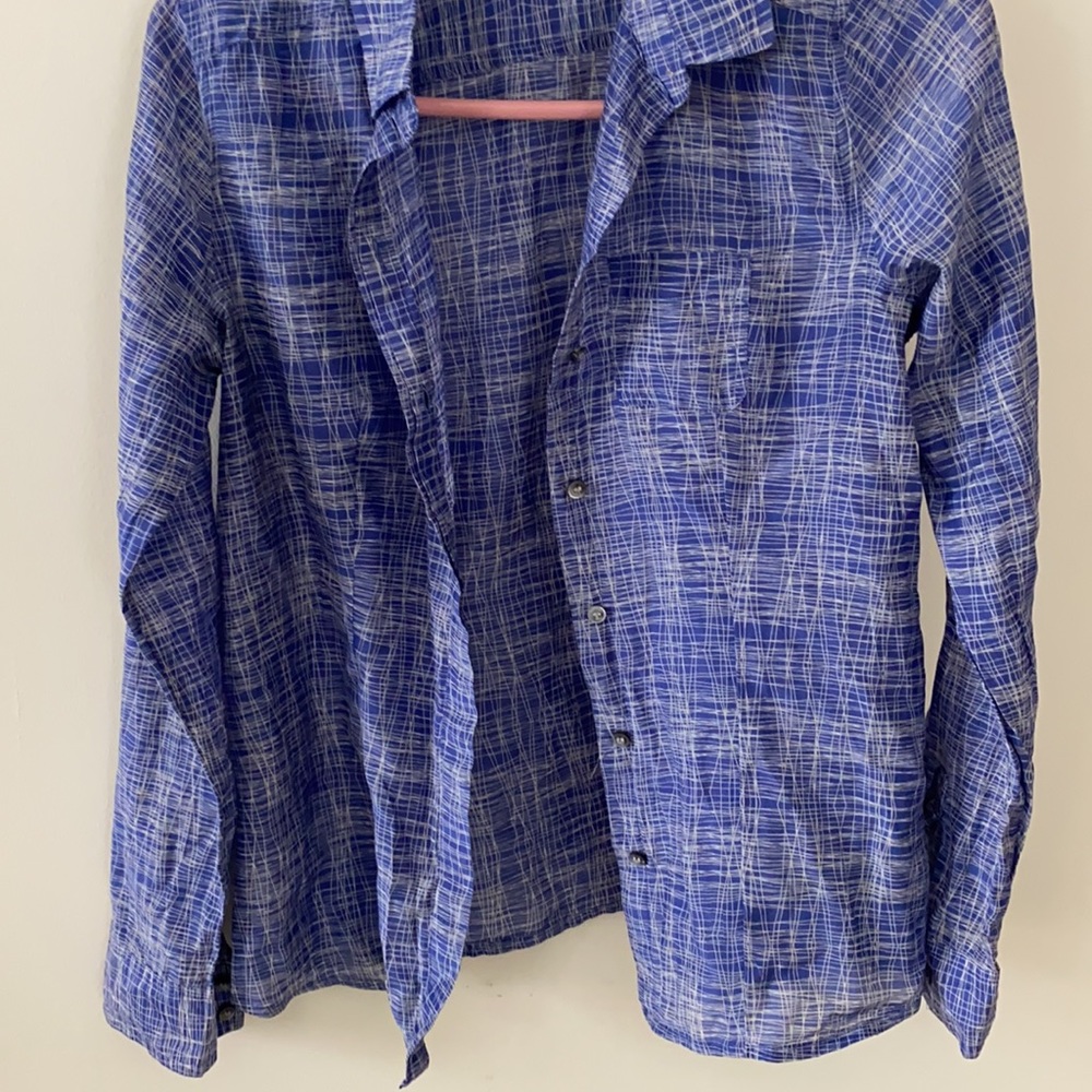 Halogen button up blouse - Picture 6 of 7